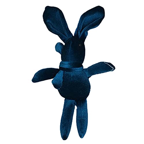 Haowen Día de San Valentín Pascua Deseo Conejo Colgante de Felpa Conejo de Peluche Muñeco de Peluche Tinta Azul