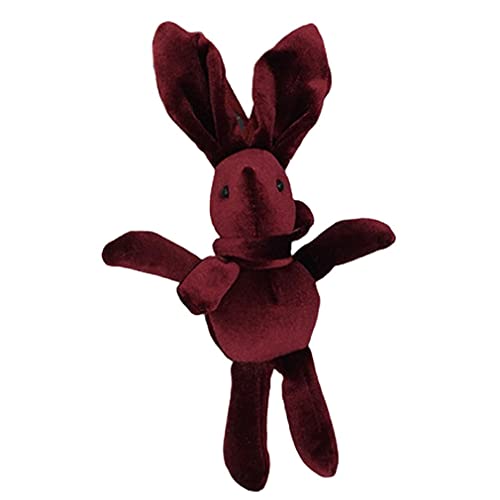 Haowen Día de San Valentín Pascua Deseo Conejo Peluche Colgante Conejo de Peluche Muñeco de Peluche Rojo Vino