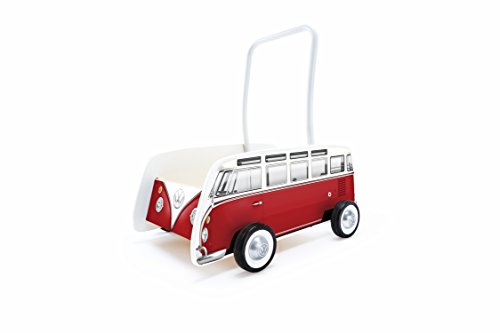 Hape Andador bebé Furgoneta Volkswagen, Color Rojo (Barrutoys E0379)