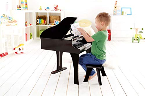 Hape - Piano de Cola Feliz, Color Negro (0HPE0320)