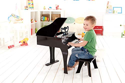 Hape - Piano de Cola Feliz, Color Negro (0HPE0320)