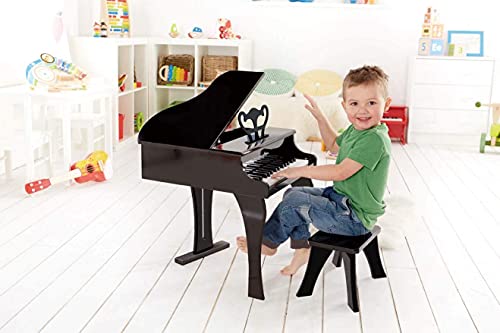 Hape - Piano de Cola Feliz, Color Negro (0HPE0320)