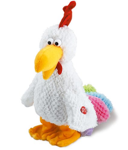 Happy People - Gallina de Peluche con Sonido y Movimiento (30 cm)