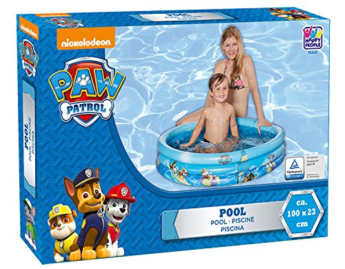 Happy People Piscina Infantil 16320 "Ja Paw Patrol, Multicolor, 1 Unidad (1 Unidad)