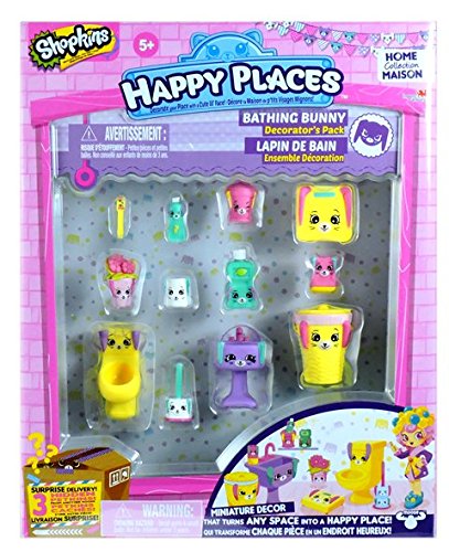 Happy Places Shopkins Bathing Bunny Decorator Pack by Happy Places