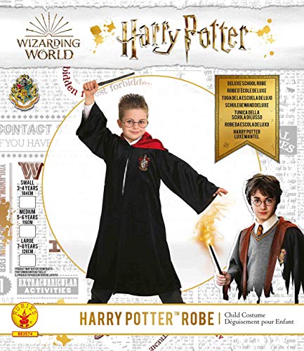 Harry Potter - Disfraz Deluxe infantil Unisex, Talla M 5-6 años (Rubies 883574-M)