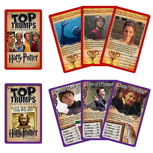 Harry Potter Gryffindor Top Trumps - Juego de Cartas de coleccionista