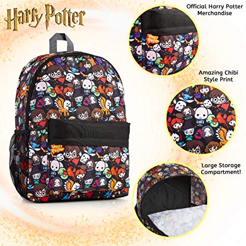 Harry Potter Mochilas Escolares Juveniles, Material Escolar para Niños, Mochila Gran Capacidad para Colegio Viajes, Harry Potter Merchandising Regalos para Niños Niñas y Adolescentes