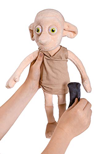 HARRY POTTER Noble Collection Peluche Interactivo Dobby, 32 cm