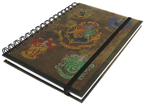 HARRY POTTER sr72083 Hogwarts de los Escudos – Cuaderno tamaño A5 Notebook