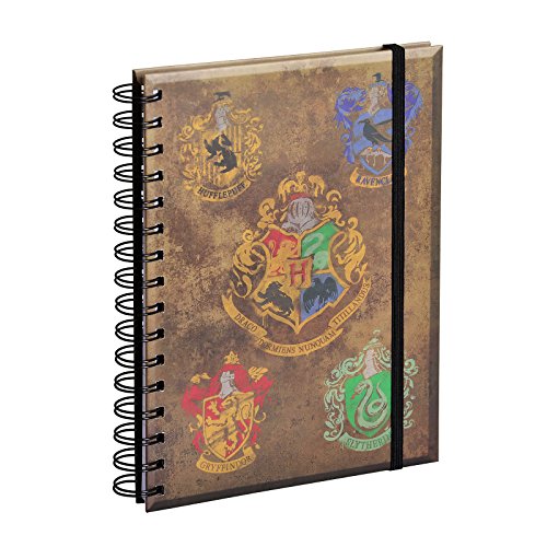 HARRY POTTER sr72083 Hogwarts de los Escudos – Cuaderno tamaño A5 Notebook