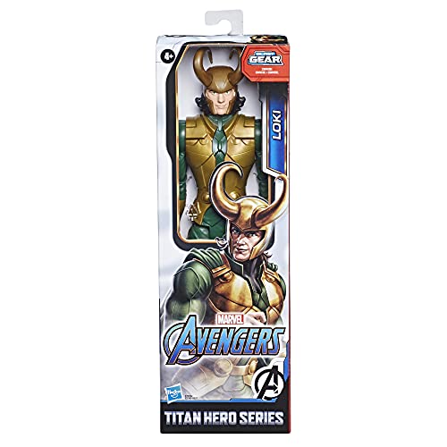 Hasbro Avengers – Loki (Figura de acción de 30 cm con Blaster Titan Hero Blast Gear)