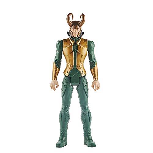 Hasbro Avengers – Loki (Figura de acción de 30 cm con Blaster Titan Hero Blast Gear)