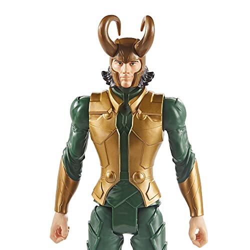 Hasbro Avengers – Loki (Figura de acción de 30 cm con Blaster Titan Hero Blast Gear)