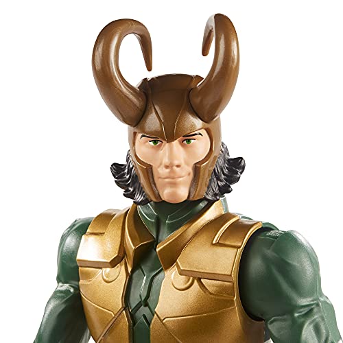 Hasbro Avengers – Loki (Figura de acción de 30 cm con Blaster Titan Hero Blast Gear)