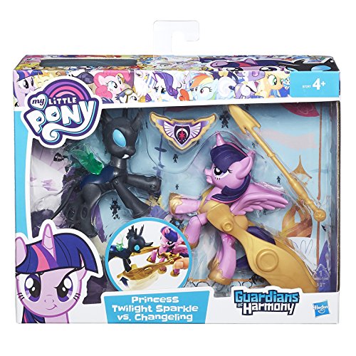 HASBRO b6009 My Little Pony Guardians Of Harmony Queen Chrysalis Spike The Dragon Inglés Versión, Juguete, 1 unidad [modelos surtidos]