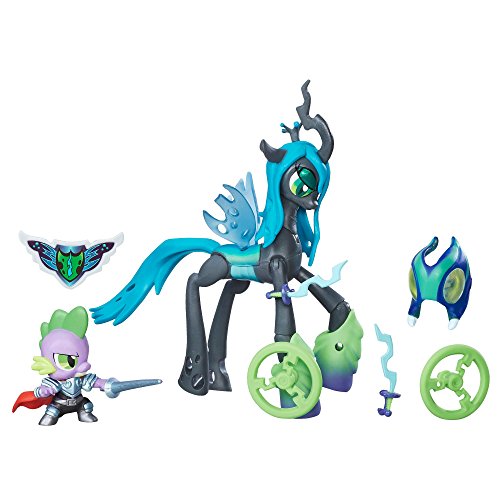 HASBRO b6009 My Little Pony Guardians Of Harmony Queen Chrysalis Spike The Dragon Inglés Versión, Juguete, 1 unidad [modelos surtidos]