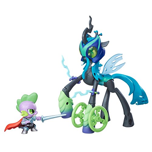 HASBRO b6009 My Little Pony Guardians Of Harmony Queen Chrysalis Spike The Dragon Inglés Versión, Juguete, 1 unidad [modelos surtidos]