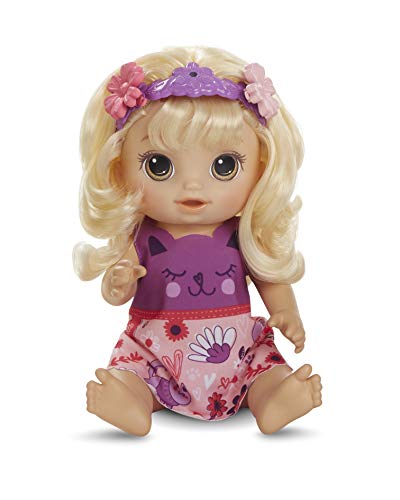 Hasbro Baby Alive Haarzauber Baby - Muñeca parlante con Pelo Que Crece y se Hace más Corto, Juguete para niños a Partir de 3 años