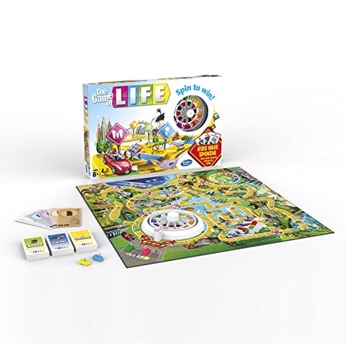 Hasbro Gaming 04000 - The Game of Life, Juego de Tablero (versión en inglés)