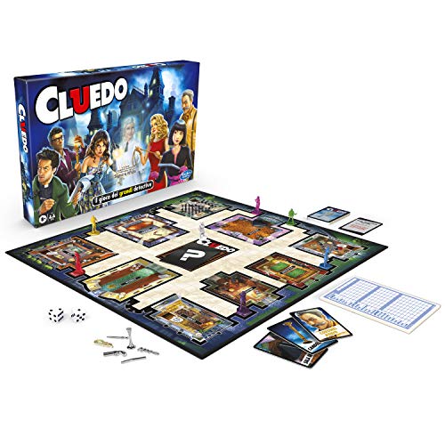 Hasbro Gaming-(Hasbro F0099105) Cluedo Con El Fantasma De Ms White