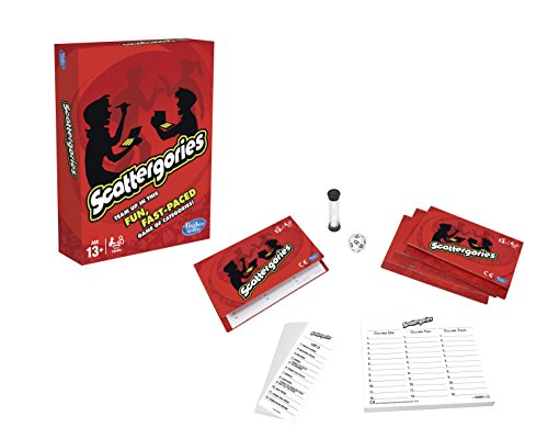 Hasbro Gaming - Scattergories, Juego de Preguntas (versión en inglés)