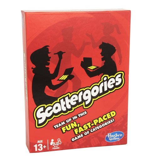 Hasbro Gaming - Scattergories, Juego de Preguntas (versión en inglés)