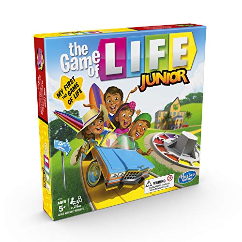 Hasbro Gaming The Game of Life Juego de mesa para niños de 5 años, juego para 2 a 4 jugadores