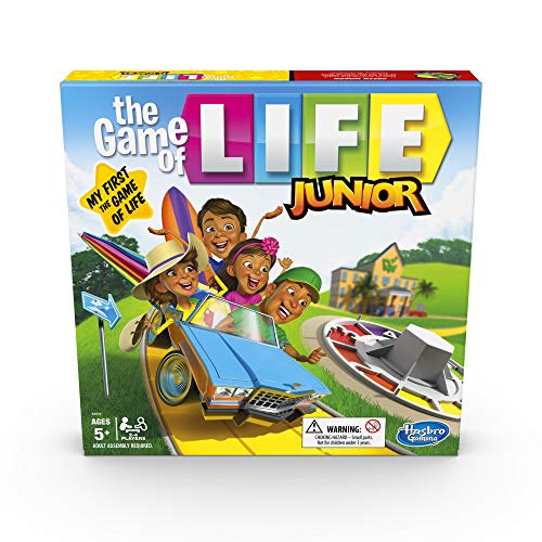 Hasbro Gaming The Game of Life Juego de mesa para niños de 5 años, juego para 2 a 4 jugadores