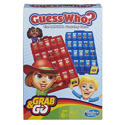 Hasbro- Guess Who Grab and Go Juego de Viaje, versión Inglesa (B1204)