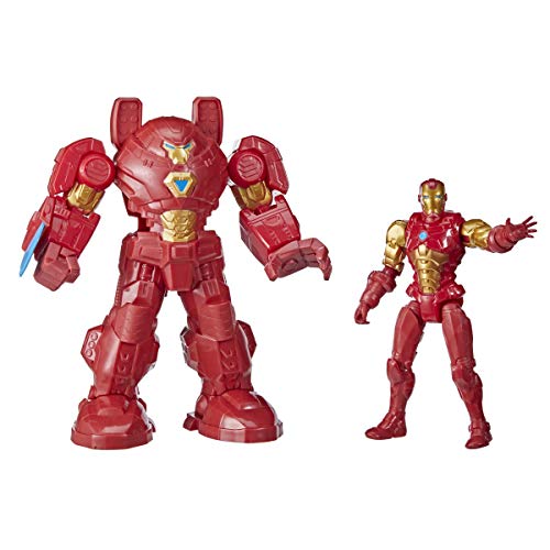 Hasbro Marvel Avengers - Figura Mech Strike de súper héroe de 20 cm - Iron Man con Armadura Definitiva - Edad: 4+