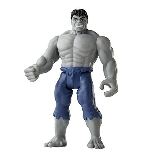 Hasbro Marvel Figura de acción de Hulk Gris de 9,5 cm de Retro 375 Collection Legends