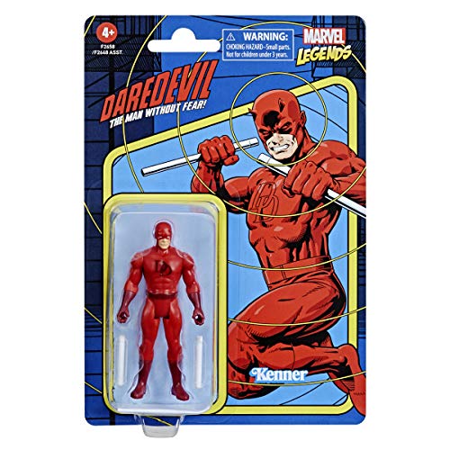 Hasbro Marvel Legends 9.5-cm-Scale Retro 375 Collection Daredevil Action Figure Toy