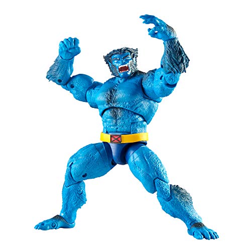 Hasbro Marvel Legends Series 6" Collectible Action Figure Beast Toy (X-Men Collection) – with Caliban Build-A-Figure Par