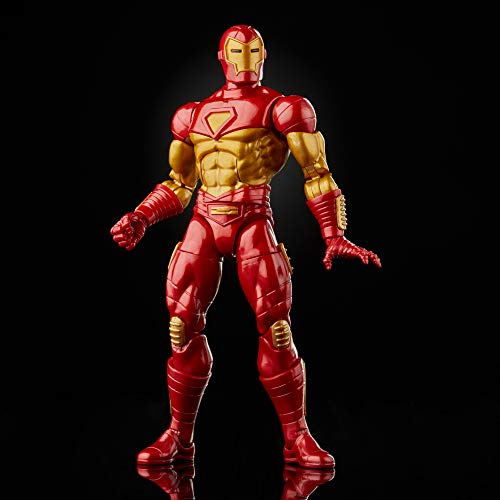 Hasbro Marvel Legends Series - Figura de Iron Man Modular de 15 cm - Diseño Premium - 4 Accesorios y 1 Pieza de Figura para armar