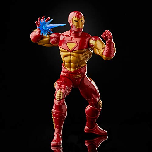 Hasbro Marvel Legends Series - Figura de Iron Man Modular de 15 cm - Diseño Premium - 4 Accesorios y 1 Pieza de Figura para armar