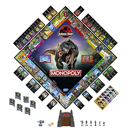 Hasbro Monopoly: Jurassic Park Edition Board Game