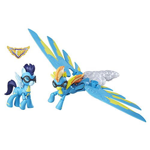 Hasbro My Little Pony Guardians Of Harmony Spitfire And Soarin' Figures - Kits de figuras de juguete para niños, 4 años