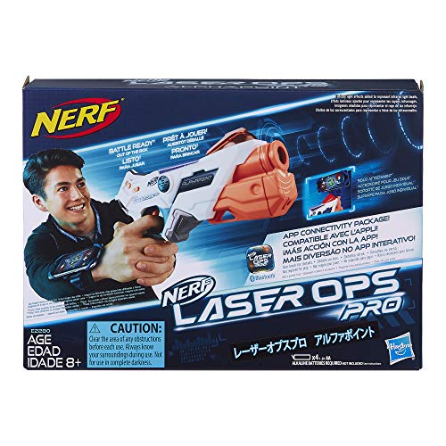 Hasbro Nerf Alphapoint - Armas de juguete (Pistola de juguete, 8 año(s), Niño, Multicolor, De plástico, Nerf Laser OPS Pro)