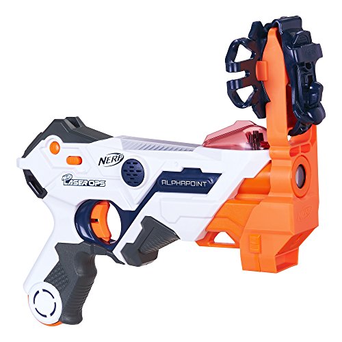 Hasbro Nerf Alphapoint - Armas de juguete (Pistola de juguete, 8 año(s), Niño, Multicolor, De plástico, Nerf Laser OPS Pro)