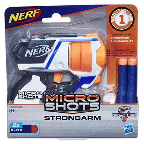 Hasbro- Nerf Elite Microshots Pistola lanzadardos, (E0489EU41)