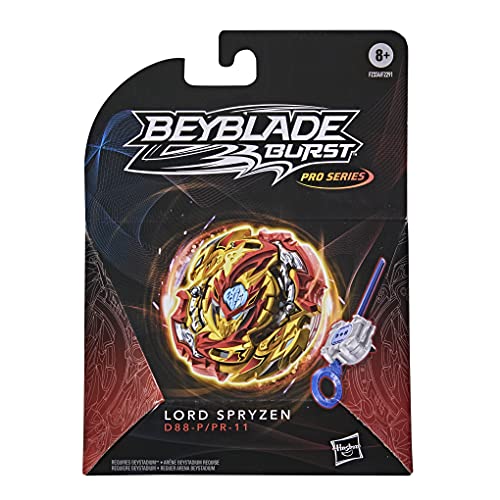 Hasbro Peonza de Batalla Beyblade Burst Pro Series Lord Spryzen, Pack de iniciación, Tipo Balance, con cebador