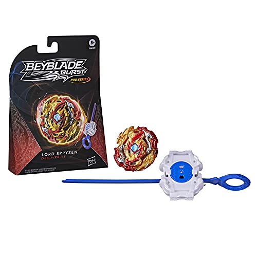 Hasbro Peonza de Batalla Beyblade Burst Pro Series Lord Spryzen, Pack de iniciación, Tipo Balance, con cebador