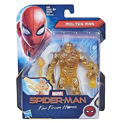 Hasbro Spider-Man - Far from Home Molten Man Action Figuras de 15 cm, Multicolor, E4121Es0