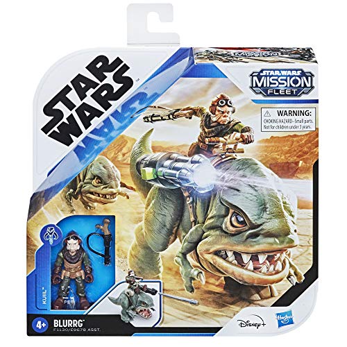 Hasbro- Star Wars Mission Fleet Expedition Class Kuiil con Juguete Blurrg Battle Attacke de 6 cm, para niños a Partir de 4 años (F1130)