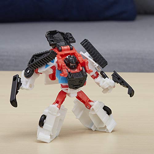 Hasbro Transformers - Cyberverse Autobot Ratchet con Spark Armor, se combina con Blizzard Breaker para potenciarse, Apto para niños a Partir de 6 años, 10 cm, Multicolor, E4299ES0