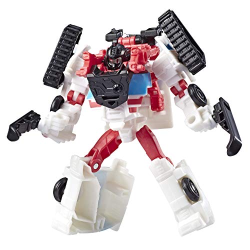 Hasbro Transformers - Cyberverse Autobot Ratchet con Spark Armor, se combina con Blizzard Breaker para potenciarse, Apto para niños a Partir de 6 años, 10 cm, Multicolor, E4299ES0