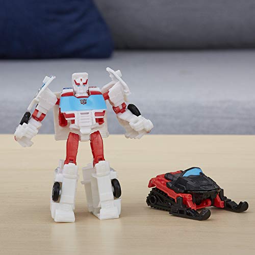 Hasbro Transformers - Cyberverse Autobot Ratchet con Spark Armor, se combina con Blizzard Breaker para potenciarse, Apto para niños a Partir de 6 años, 10 cm, Multicolor, E4299ES0