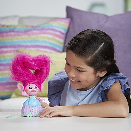 Hasbro Trolls Poppy Melena Musical - Figuras de juguete para niños (Multicolor, 4 año(s), Niño/niña, AA, 355,6 mm, 1 pieza(s))