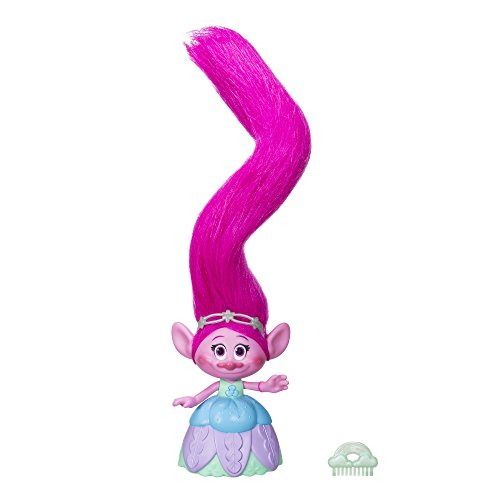 Hasbro Trolls Poppy Melena Musical - Figuras de juguete para niños (Multicolor, 4 año(s), Niño/niña, AA, 355,6 mm, 1 pieza(s))